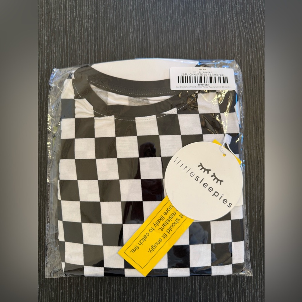 Little Sleepies Checkered Pajamas